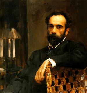 Valentin Serov Portrait of Isaac Levitan by Valentin Serov